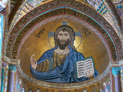Cristo Pantocrator, Cattedrale di Cefalù - Sicilia