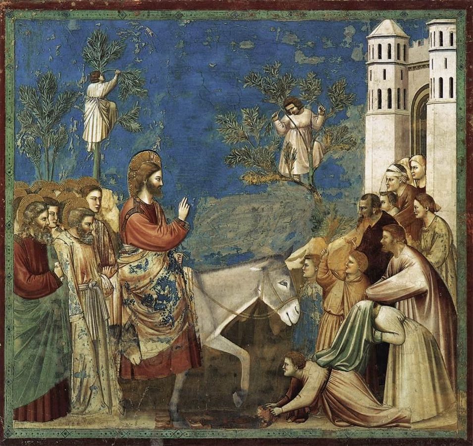 Giotto, Ingresso in Gerusalemme, Cappella degli Scrovegni