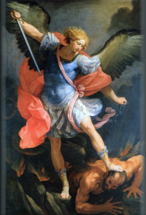Guido Reni, L'arcangelo Michele schiaccia Satana