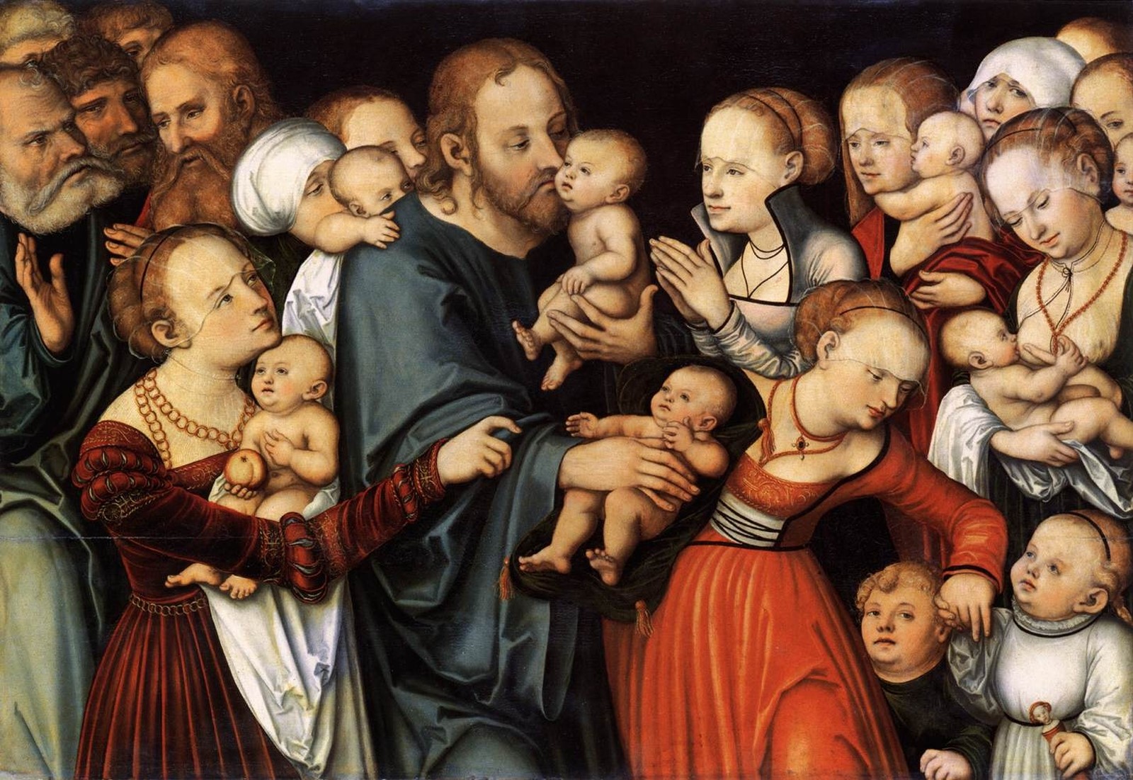 Lucas Cranach il vecchio, Cristo benedice i bambini